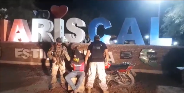 Senad capturó a distribuidor de drogas en Mariscal Estigarribia