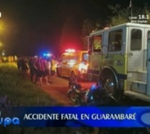 Hombre muere en terrible accidente de tránsito en Guarambaré - Paraguay.com