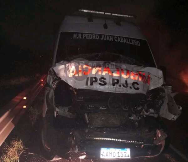 Cinco heridos tras triple choque sobre la ruta PY 03 - Oasis FM 94.3