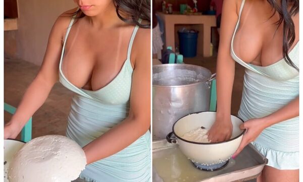 (VIDEO)Cuerona mostró como es guapa y prepara el queso Paraguay