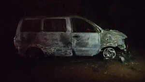 Minga Guazú: hallan incinerado vehículo robado en Asunción - ABC en el Este - ABC Color