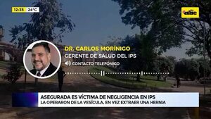Video: Asegurada es víctima de negligencia en IPS - ABC Noticias - ABC Color