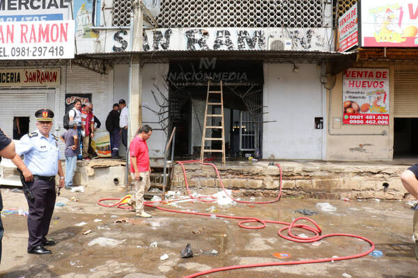 Jeyma hubo incendio en el Mercado de Abasto