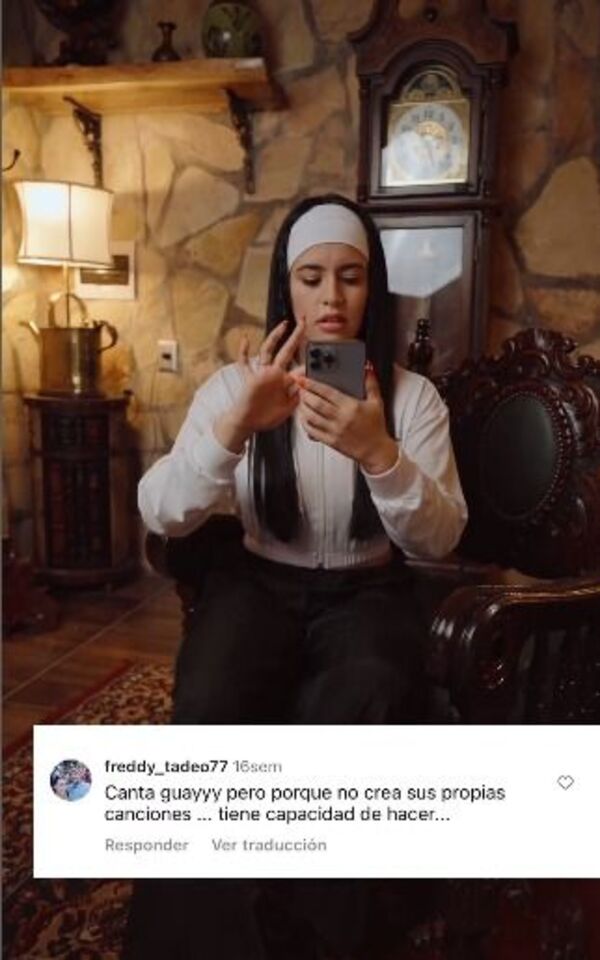 Mily Brítez le va a ser el "Favorcito" a los que la critican por hacer cover