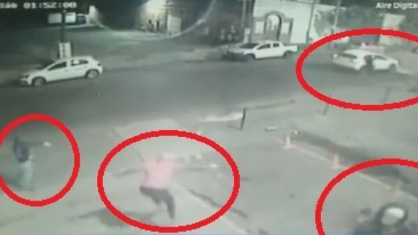 Enfrentamiento entre guardias y presuntos asaltacajeros deja tres heridos en Fernando de la Mora
