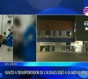Cuatro heridos en violento asalto a transportador de caudales - Paraguay.com