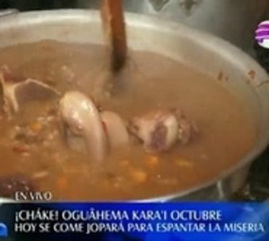 ¡500 platos de Jopara para espantar al Karai Octubre! - Paraguay.com