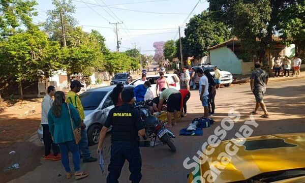 ¡Ñemby otra vez: asaltaron moto Bolt cuyo pasajero es policía y terminó a balazo limpio!