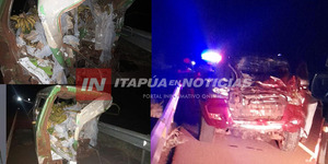 GRAVE ACCIDENTE DE TRÁNSITO EN LA ZONA DEL PEAJE DE MAYOR OTAÑO - Itapúa Noticias