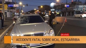 Adolescente muere atropellado en Fernando de la Mora - Noticias Paraguay
