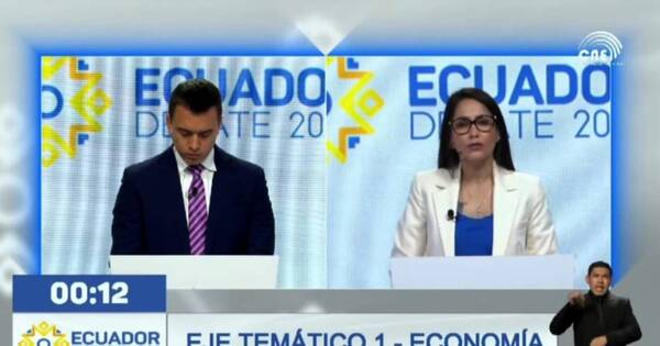La Nación / La seguridad centra el debate presidencial de Ecuador