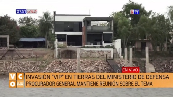 Procuraduría y Defensa se reúnen para ver cómo lidiar con "invasores vip" - Noticias Paraguay