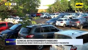 Video: Denuncian robo vehicular a funcionarios y pacientes - ABC Noticias - ABC Color