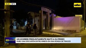 Video: Un hombre presuntamente mató a su primo - ABC Noticias - ABC Color
