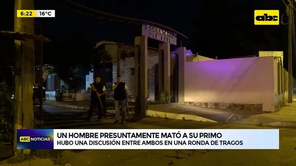 Video: Un hombre presuntamente mató a su primo - ABC Noticias - ABC Color