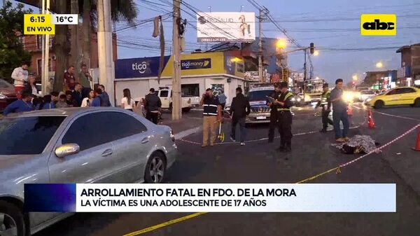 Video: Arrollamiento fatal en Fernando de la Mora - ABC Noticias - ABC Color