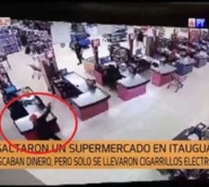 Querían robar dinero pero se llevaron vapeadores - Paraguay.com