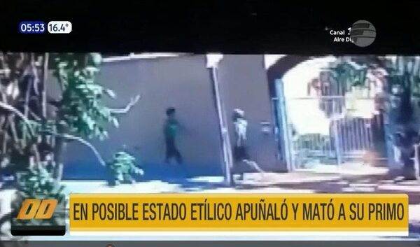 Asunción: Apuñaló y mató a su propio primo | Telefuturo