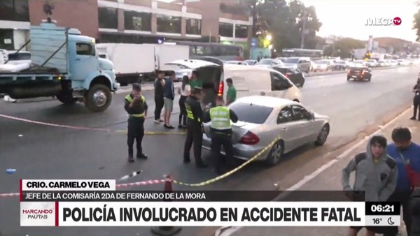 Policía involucrado en accidente fatal: Adolescente murió tras ser atropellado en Fernando de la Mora - Megacadena