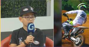 La Nación / Mini piloto de motocross busca conquistar competencia latinoamericana