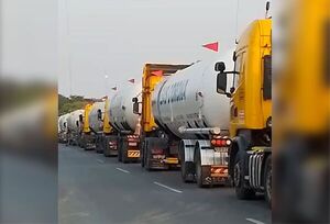 Denuncian que 33 camiones con GLP fueron retenidos en plantas de Argentina - Megacadena