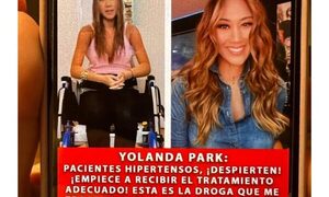 Yolanda Park denunció a la policía que engañan con su imagen y meten virus