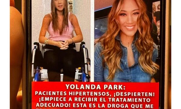 Yolanda Park denunció a la policía que engañan con su imagen y meten virus