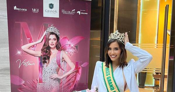 La Nación / Maelia Salcines comienza la primera semana del Miss Grand International
