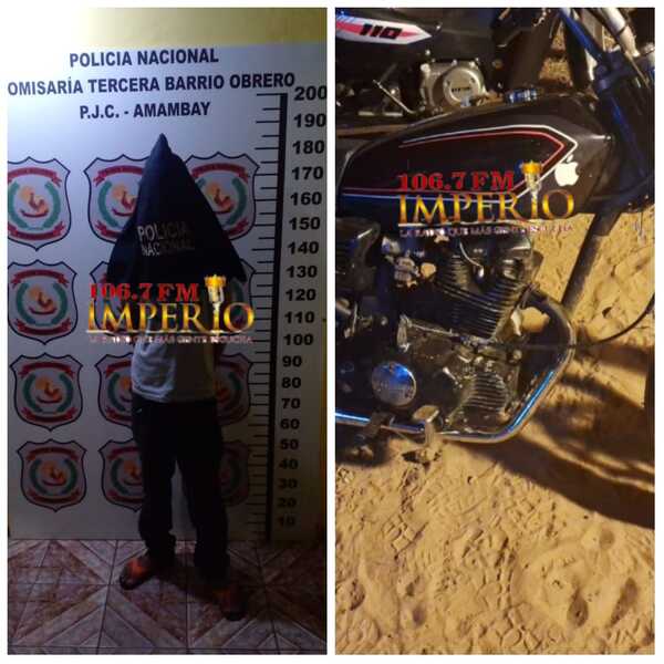 Menor con orden de captura intentó huir de la Policía durante control y fue detenido - Radio Imperio 106.7 FM