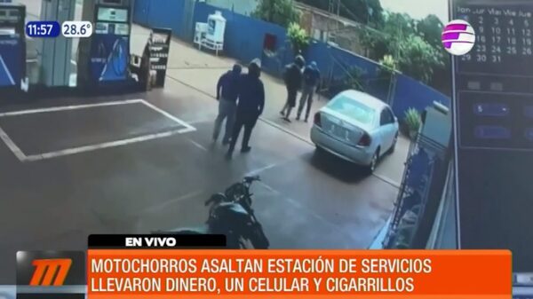 Así asaltaron una estación de servicios en Alto Paraná | Telefuturo