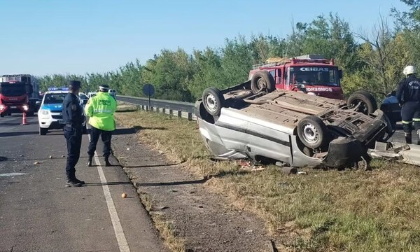 FAMILIA PARAGUAYA SUFRE LESIONES TRAS ACCIDENTE EN ARGENTINA