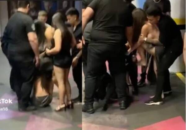 [VIDEO] Saltó el video de la pelea a la salida de la disco