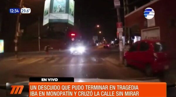 ¡Descuido en el tránsito casi terminó en tragedia! | Telefuturo