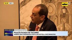 Video: policía fugado de Tacumbú habría sido asesinado por el Clan Rotela, dice ministro - ABC Noticias - ABC Color