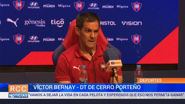 Cerro Porteño vs. Sportivo Ameliano: Víctor Bernay se refiere a las claves del equipo