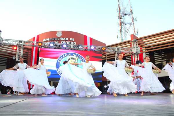 Celebraron gran el gran Vy’aguasu jerokyhápe en la explanada municipal de Coronel Oviedo