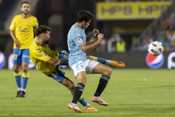 Las Palmas remonta ante el Celta en otro descuento mágico - Fútbol Internacional - ABC Color