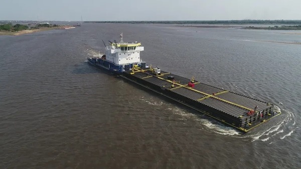 Argentina liberó dos barcazas con nafta retenidas en la hidrovía Paraguay-Paraná