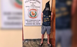 Capturan a joven tras golpear a la madre de sus hijos