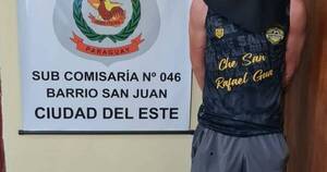 La Nación / Policía detuvo infraganti a joven que amenazaba de muerte a su concubina