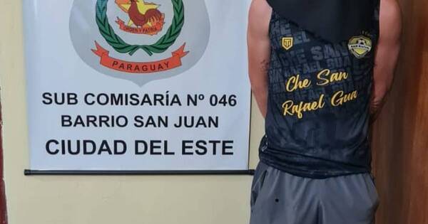 La Nación / Policía detuvo infraganti a joven que amenazaba de muerte a su concubina