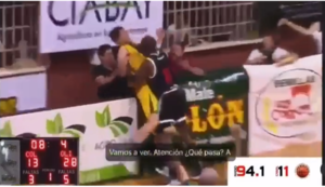 (VIDEO). ¡Ndi! Kilombo luego de que un basquetbolista le gritó a otro: “Negro de mie…”
