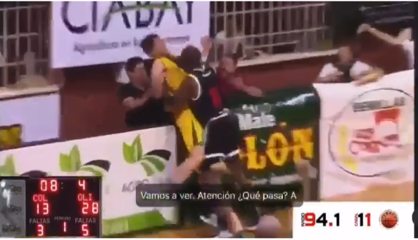 (VIDEO). ¡Ndi! Kilombo luego de que un basquetbolista le gritó a otro: “Negro de mie…”