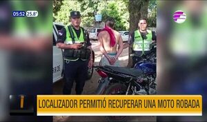 GPS permitió recuperar una moto robada en San Lorenzo | Telefuturo