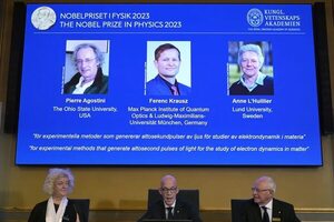 Nobel de Física para autores de experimentos con attosegundos - Ciencia - ABC Color