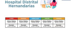 Hospital Distrital Hernandarias extiende horario de atención en consultorios de Clínica Médica y Prenatal