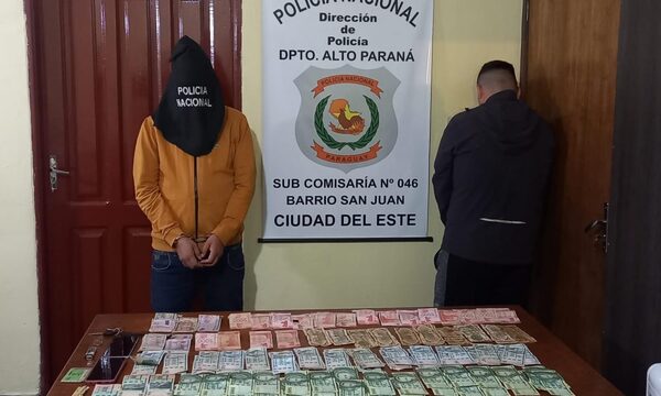 Aprehenden a presuntos microtraficantes y hallan restos de marihuana y dinero – Diario TNPRESS