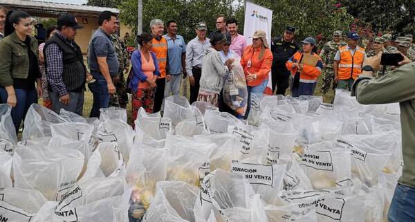 Comunidades indígenas del Chaco recibieron kits de alimentos