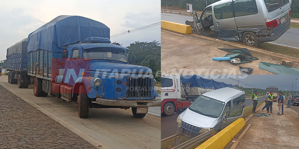 ACCIDENTE DE TRÁNSITO SOBRE LA RUTA GRANEROS DEL SUR - Itapúa Noticias