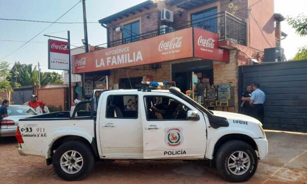 A culatazos asaltaron a un comerciante en Luque •
